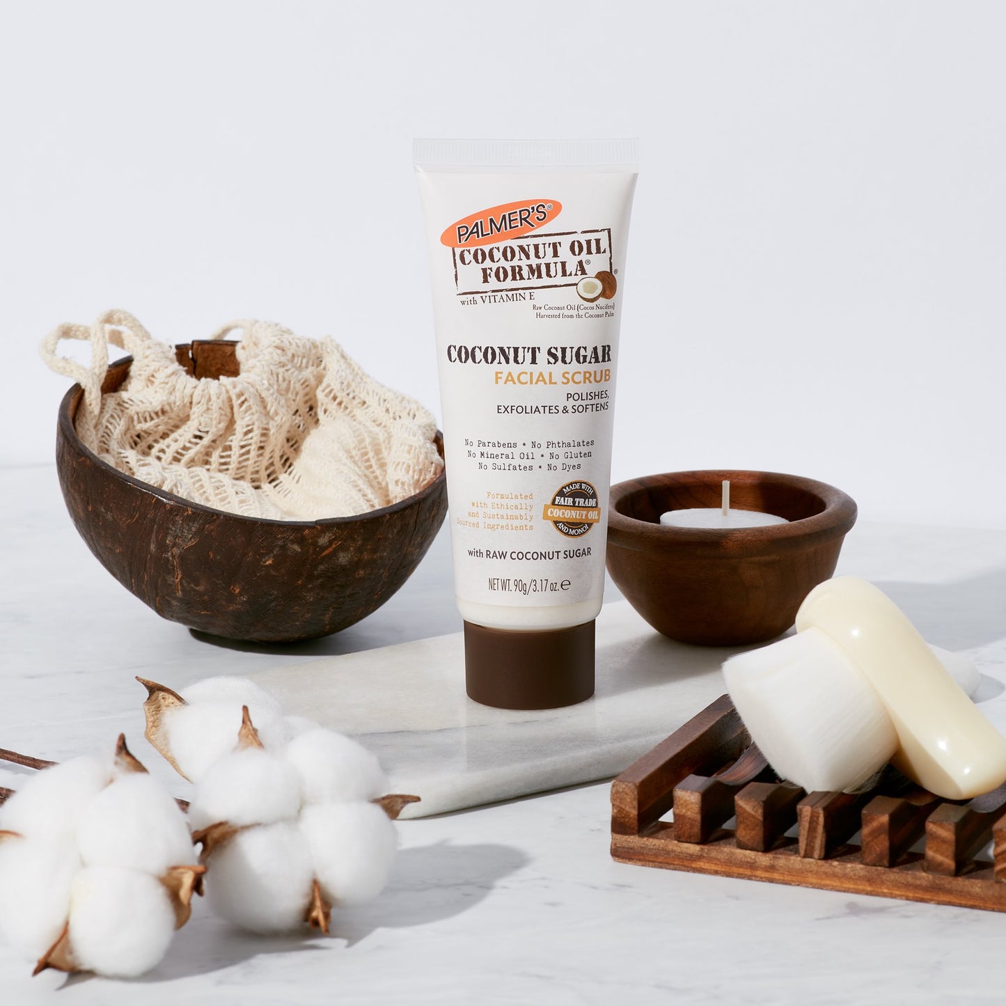 Kokosriekstu cukura skrubis sejai,90g - Palmers Latvia