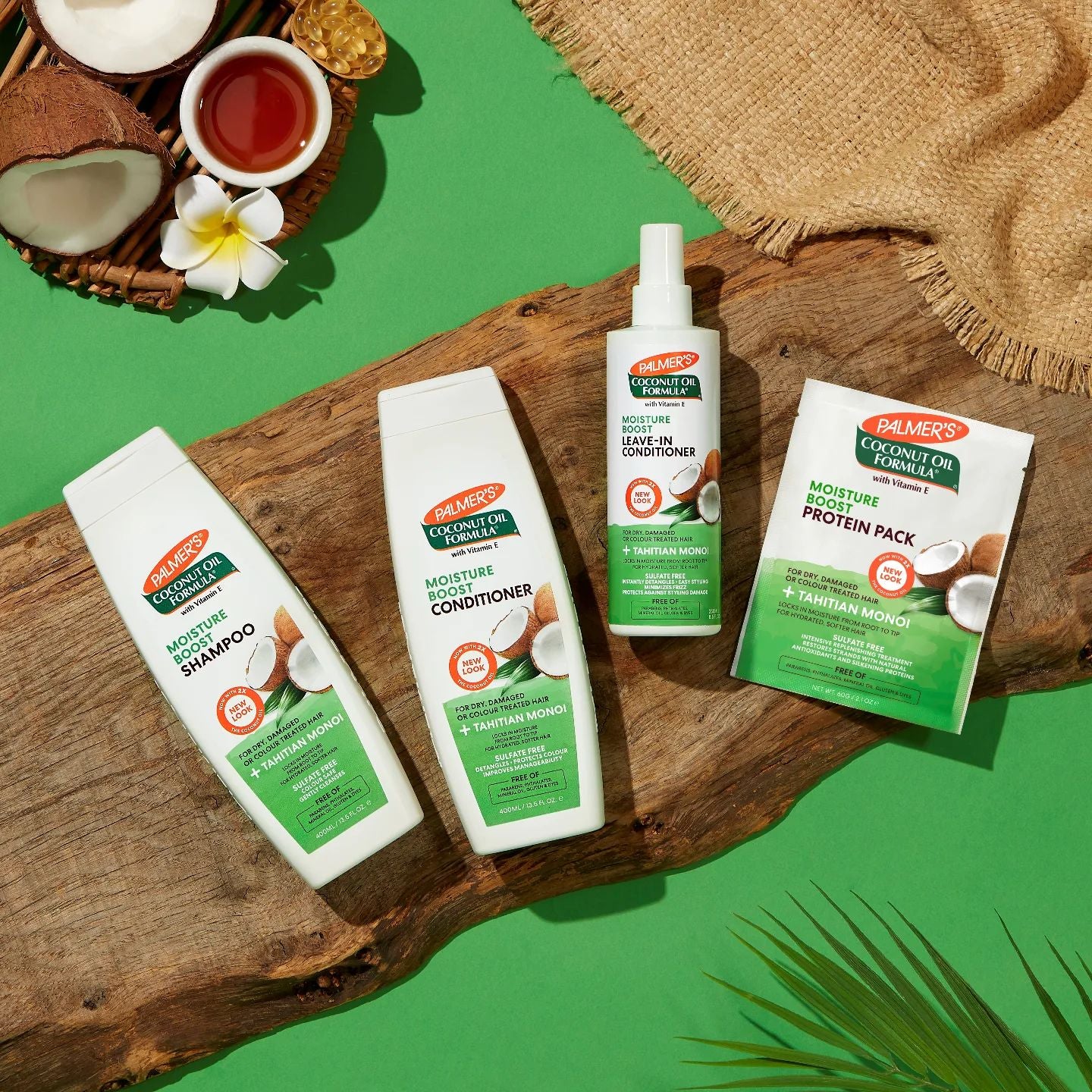 Mitrinošs kokosriekstu eļļas šampūns,400ml - Palmers Latvia