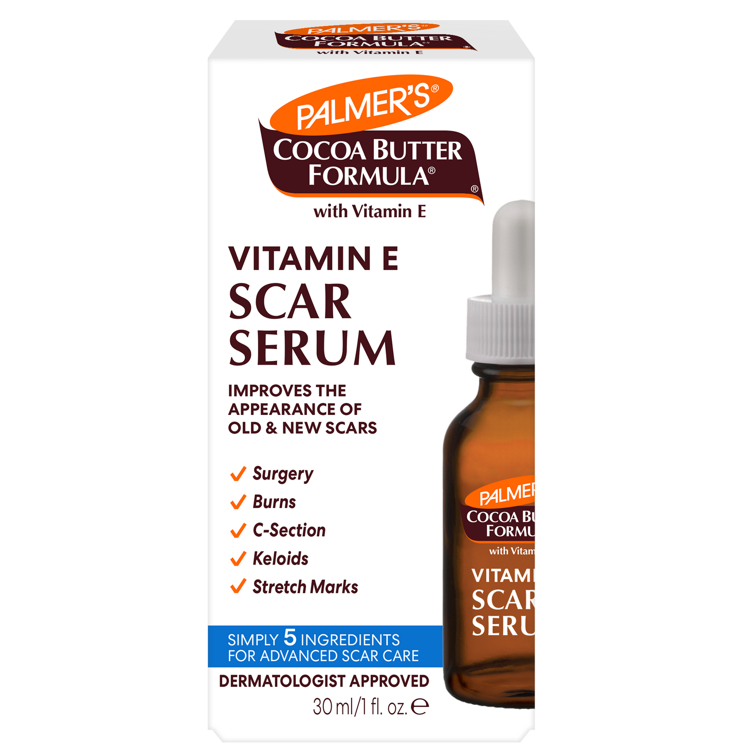 Intensīvas kopšanas serums rētām,30ml - Palmers Latvia