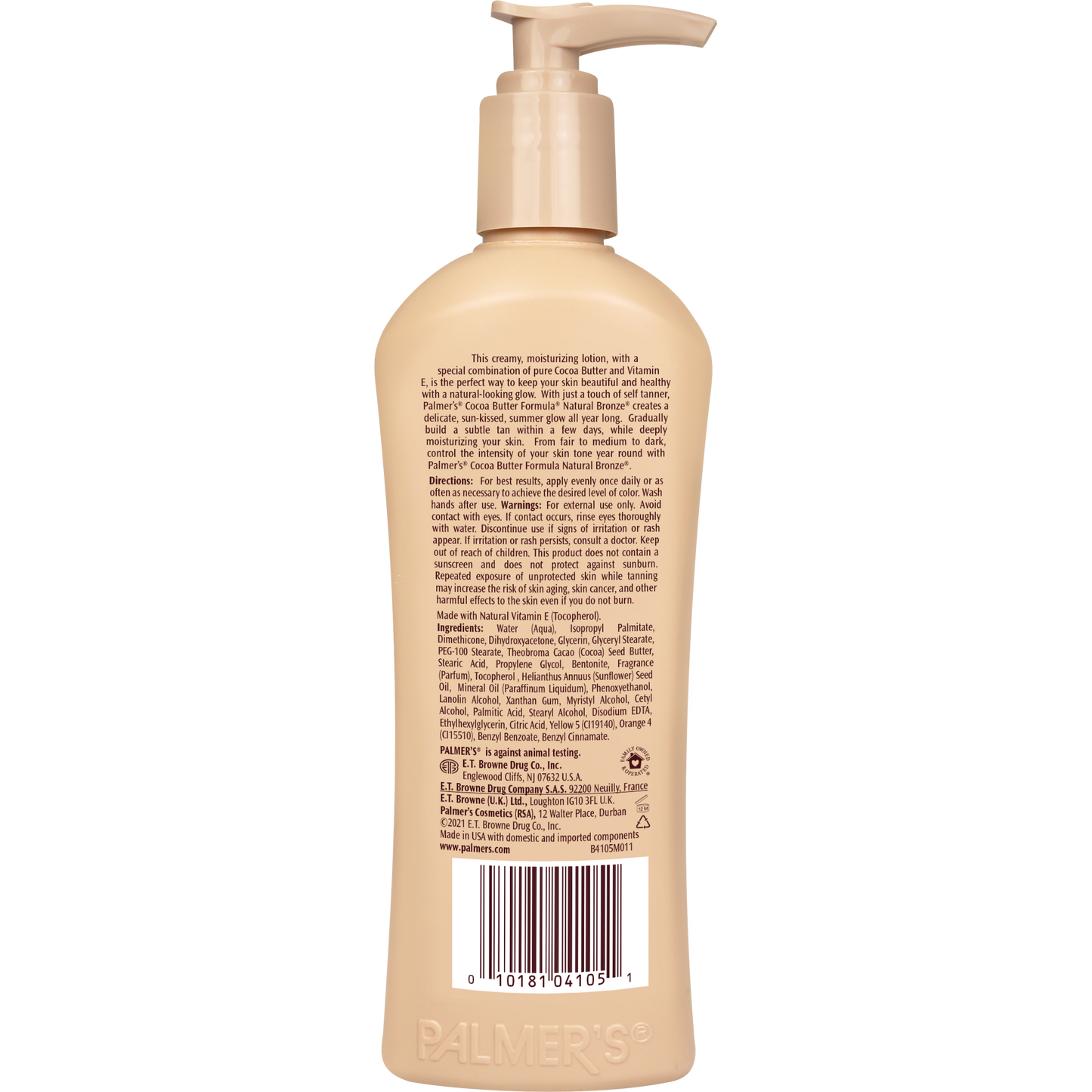 Zeltaina iedeguma efekta losjons,250ml - Palmers Latvia