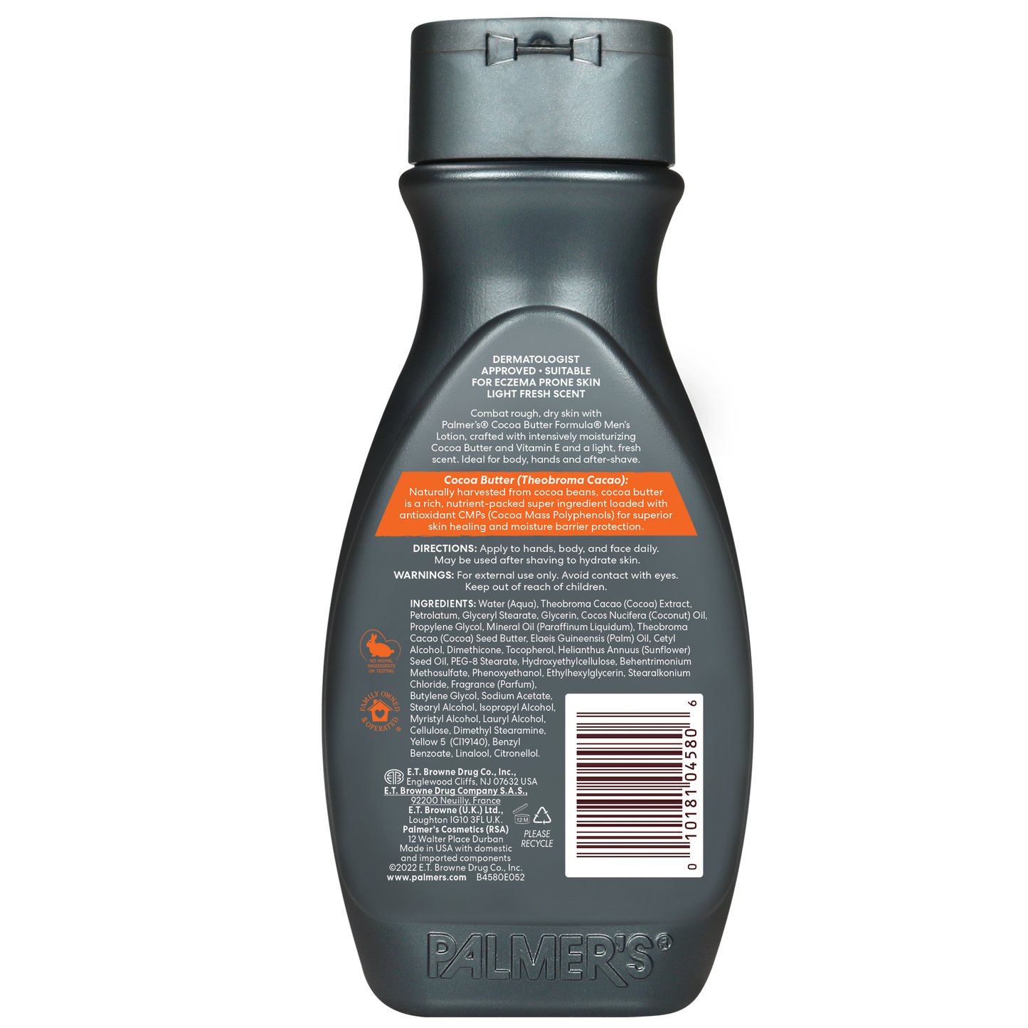 Sejas un ķermeņa losjons vīriešiem,250ml - Palmers Latvia