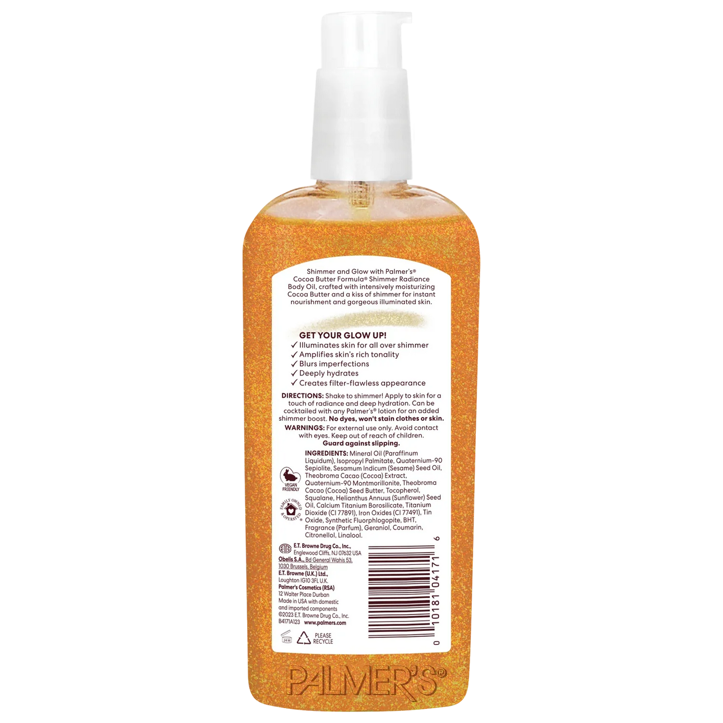 Ķermeņa eļļa ar mirdzumu, 150ml