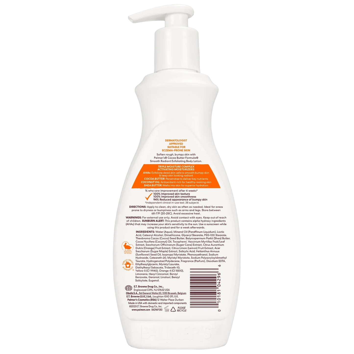 Kakao sviesta eksfoliējošs losjons, 400ml